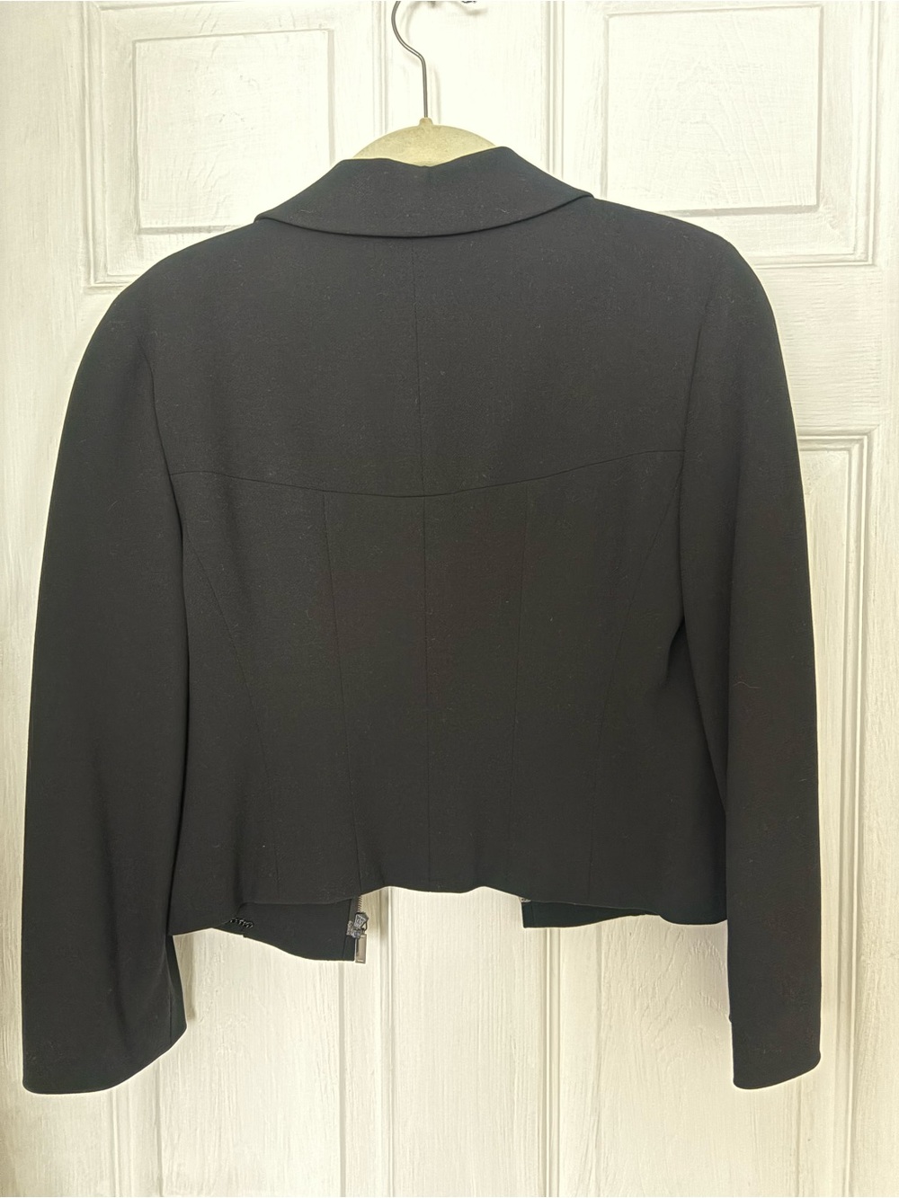 CHANEL Vintage Wool Cropped Blazer Jacket - Picture 7 of 7